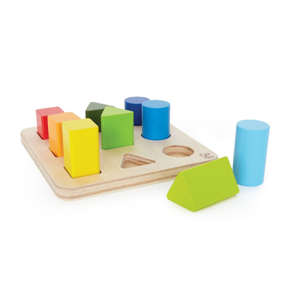 하페코리아,[하페-색깔과모양막대놀이] 원목 퍼즐 끼기 모형 맞추기 교구 장난감,하페