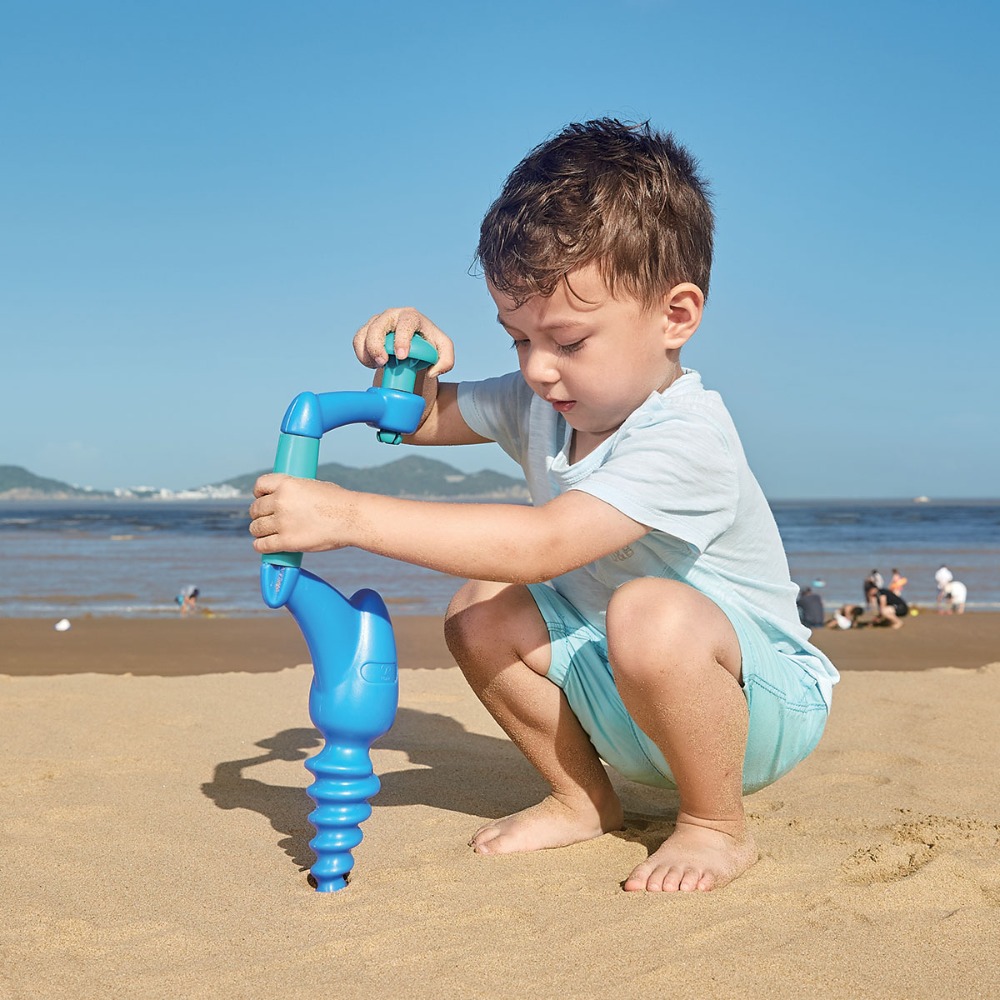 하페코리아,[하페-모래놀이송곳(블루)] 모래  흙놀이  놀이세트 물놀이 도구 모래놀이장난감,하페